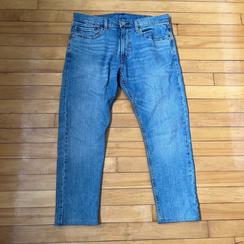 Levis 512 Slim Taper Jeans Mens 34x30 (34x27) Medium Wash Blue Denim 512-2680